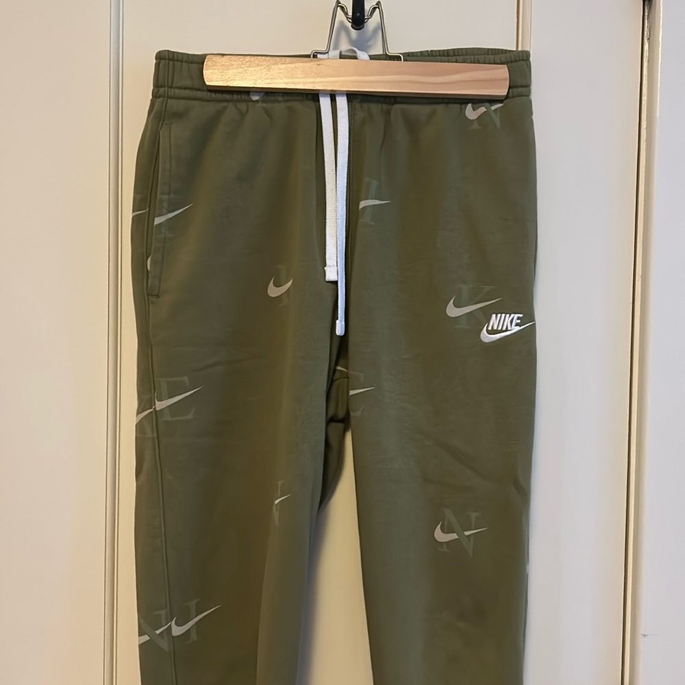 Nike Olive Green Logo Joggers